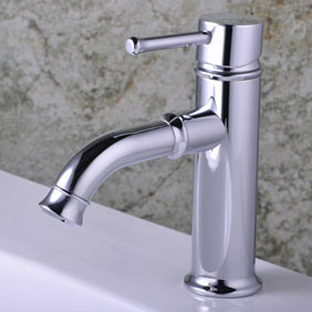 Chrome Single Handle Centerset Bathroom Sink Faucet T0535