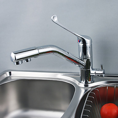 Solid Brass Kitchen Faucet with Drinking Water Function T0791