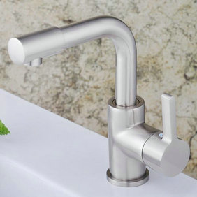 Centerset Contemporary Nickel Brushed Kitchen Faucet bathroom sink Faucet T1782S