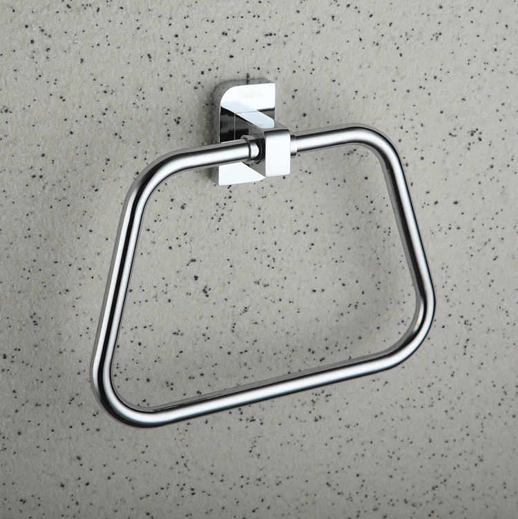 Chrome finished Brass Wall-mounted Towel Ring TCB2008