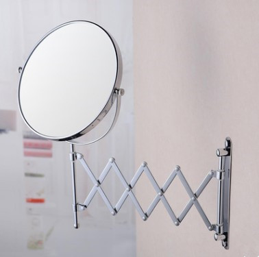 Chrome Finished Folding Wall Mounted Hotels&Home Bathroom Mirrors MB053 - Click Image to Close