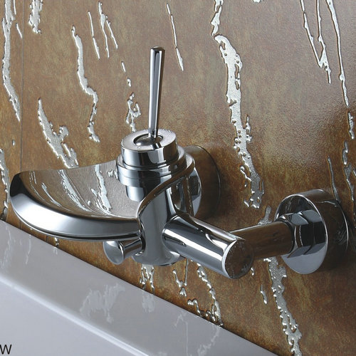 Contemporary Waterfall Tub Faucet Wall Mount TQ3001W