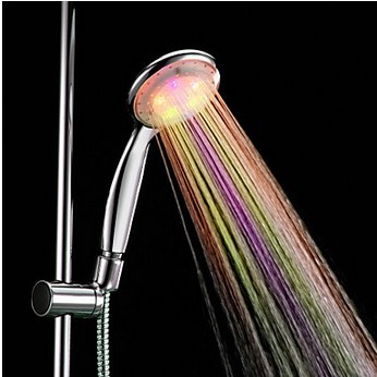 Contemporary Color Changing LED Hand Shower Without Shower Holder SH002 - Click Image to Close