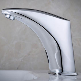 Contemporary New Sensor Water Faucet Single Cold Faucet Sink Basin Faucet - T0100