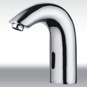 Contemporary Cold Water Automatic Touchless Sensor Sink Faucet - T0114 - Click Image to Close
