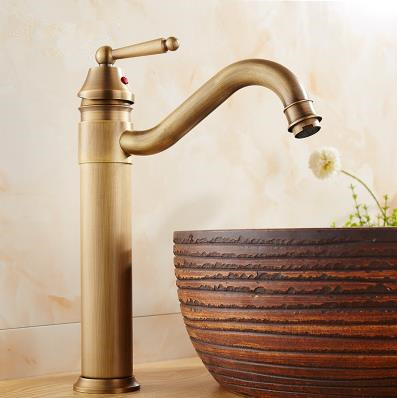 Classic Antique Bronze Finish Bathroom Sink Faucet T0404H - Click Image to Close