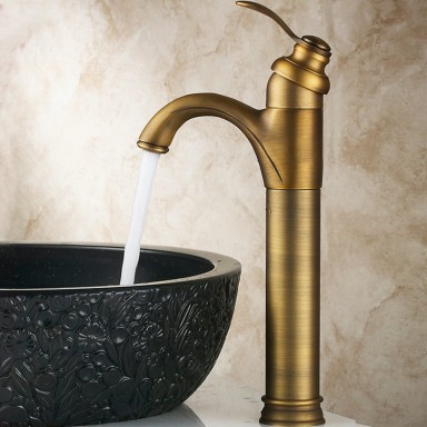 Classic Solid Brass Bathroom Sink Faucet T0426A - Click Image to Close
