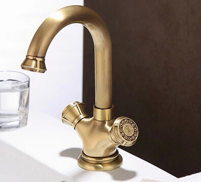 new arrival brass basin mixer two handles rotatable undercounter basin Faucet T1108C - Click Image to Close