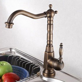 Centerset Antique Brass Kitchen Faucet T0438