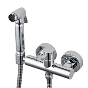 Contemporary Solid Brass Bidet Faucet Chrome Finish DB002