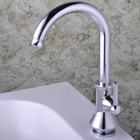 Single Handle Chrome Kitchen Faucet T0305