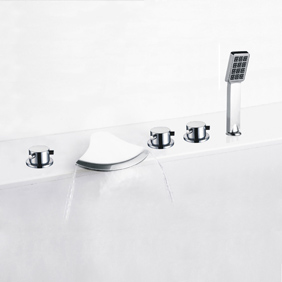 Waterfall Faucet with Hand Shower T-7028 - Click Image to Close