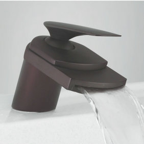 Oil Rubbed Bronze Waterfall Bathroom Sink Faucet T0701B