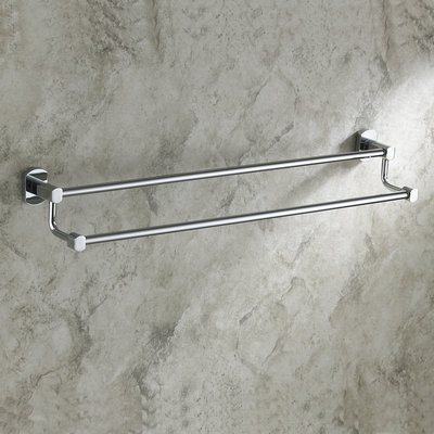 Chrome Finish Brass Double Bars Two Bars Towel Bar TCB7302