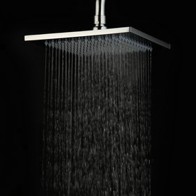 Contemporary 8 Inch Chromed Brass Rainfall Shower Head HB08