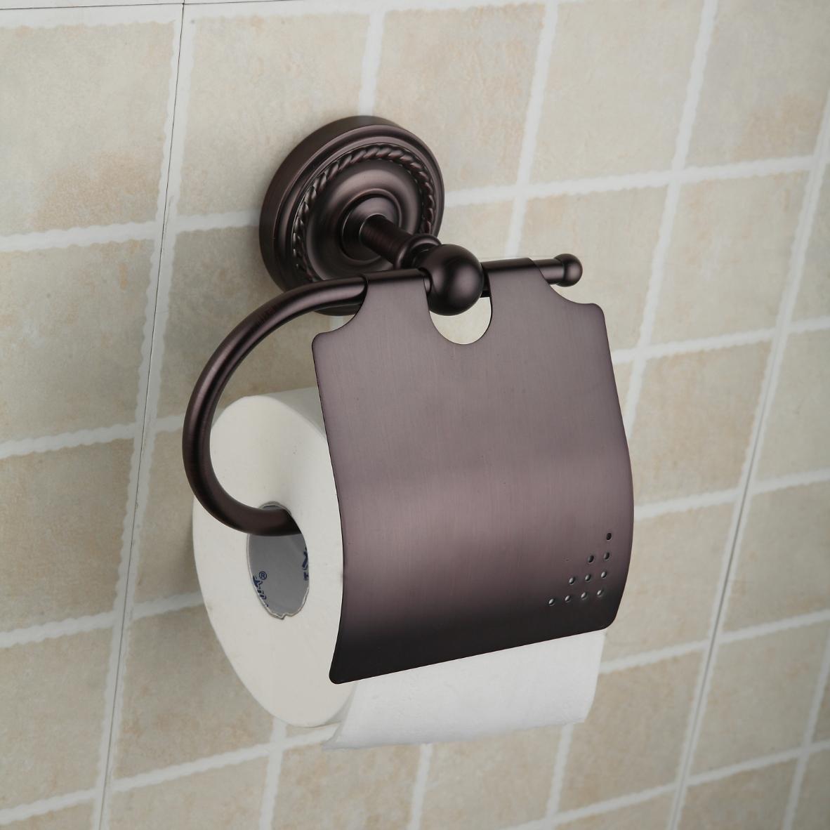 Oil Rubbed Broneze Wall-mounted Toilet Roll Holder ORB1010