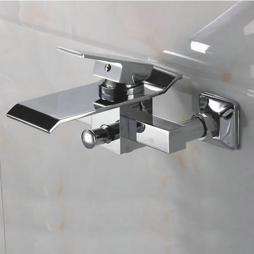 Contemporary Waterfall Brass Bathtub Faucet (Wall Mount) TQ3002W