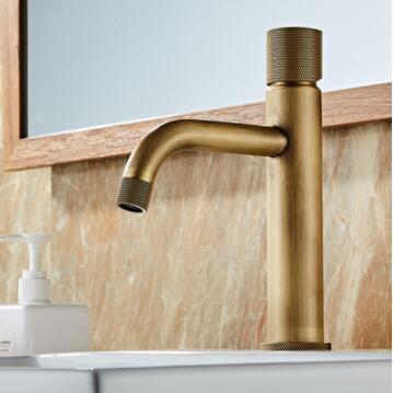 Antique Basin faucet Antique Brass Mixer Bathroom Sink faucet T0100A - Click Image to Close