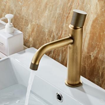 Antique Basin faucet Antique Brass Mixer Bathroom Sink faucet T0100A - Click Image to Close