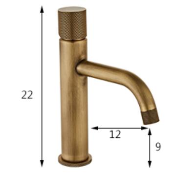 Antique Basin faucet Antique Brass Mixer Bathroom Sink faucet T0100A - Click Image to Close
