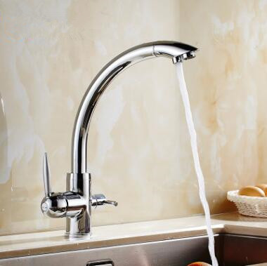 Three way Kitchen Mixer Faucet T3304 - Click Image to Close