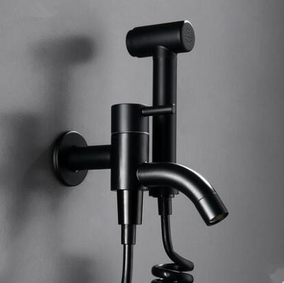 Antique Black Bronze Brass High Pressure Nozzle Bidet Faucet TB0118