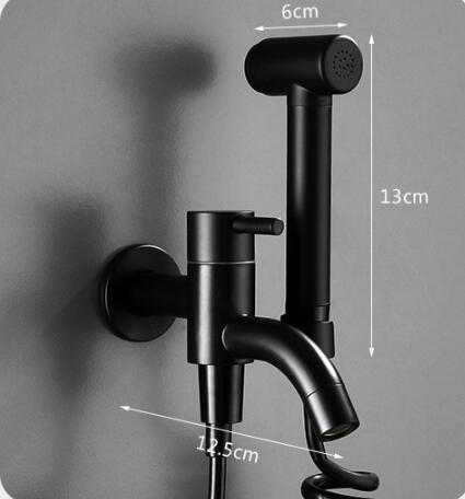 Antique Black Bronze Brass High Pressure Nozzle Bidet Faucet TB0118 - Click Image to Close