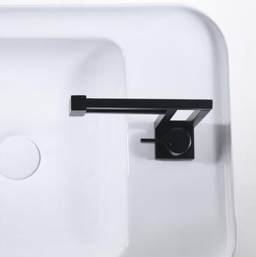 Art GUN Designed Industrial Style Black Bronze Brass Mxier Bathroom Sink Faucet TB0386