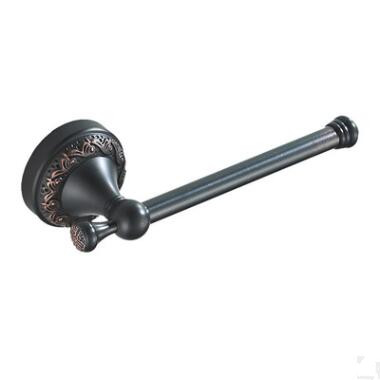 Antique Black Brass Decorative Pattern Cover Bathroom Accessory Toilet Roll Holder TCB035