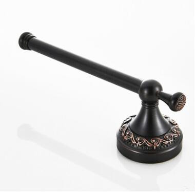 Antique Black Brass Decorative Pattern Cover Bathroom Accessory Toilet Roll Holder TCB035