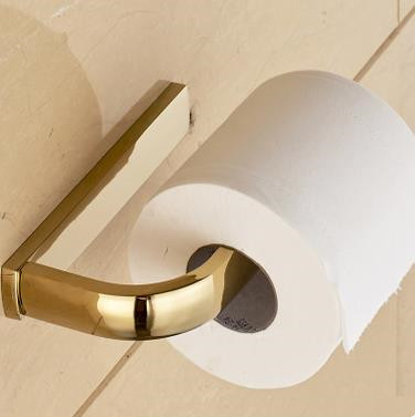 Antique Golden Printed Bathroom Accessory Toilet Roll Holder TCB040G - Click Image to Close