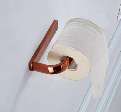 Antique Rose Golden Bathroom Accessory Toilet Roll Holder TCB042R - Click Image to Close