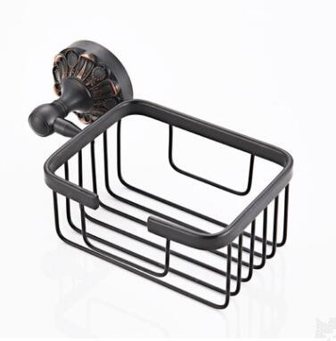 Antique Brass Black Bronze Bathroom Accessory Basket Toilet Roll Holder TCB056 - Click Image to Close
