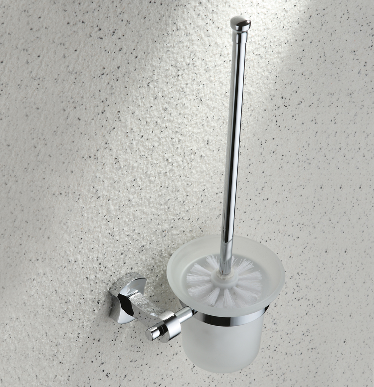 Chrome Brass Wall-mounted Toilet Brush Holder TCB2006