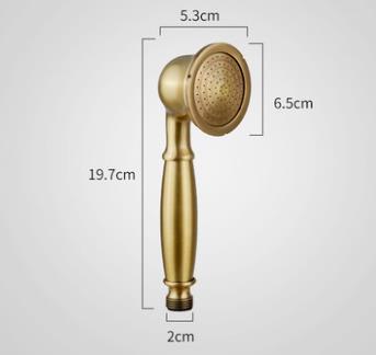 Luxurious Antique Brass Pressurize 360° Rotatable Shower Head Bathroom Shower Set TF1700S - Click Image to Close