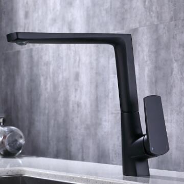 Antique Black Brass 360° Rotatable Spout Mixer Kitchen Sink Faucet TFB208 - Click Image to Close