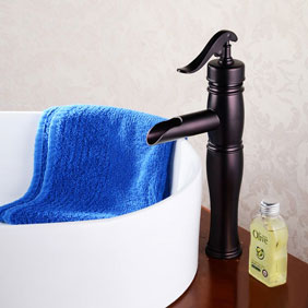 Oil Rubbed Bronze Bathroom Sink Faucet T0599HB - Click Image to Close