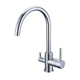Three Way Kitchen Mixer Faucet Pure Water Filter T3306 - Click Image to Close